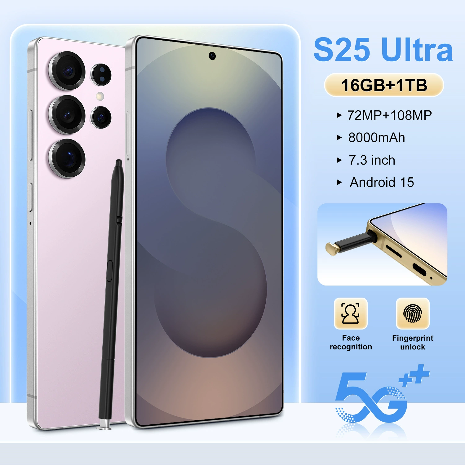 Смартфон S25 Ultra, новый запечатанный 16 ГБ+1 ТБ, с завода, оптовая цена, возможна доставка от имени покупателя