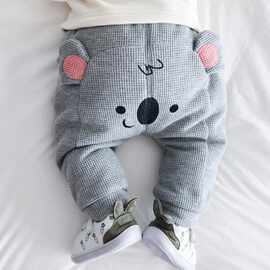 黁白婴儿加绒加厚外穿裤子男女宝宝秋冬大pp裤新生儿冬天保暖休闲