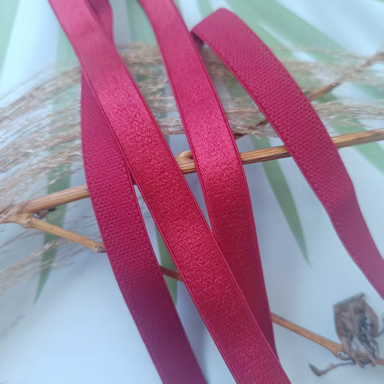 5002/1.2光面锁边毛底带DIY手工制作装饰服装内衣辅料可染色