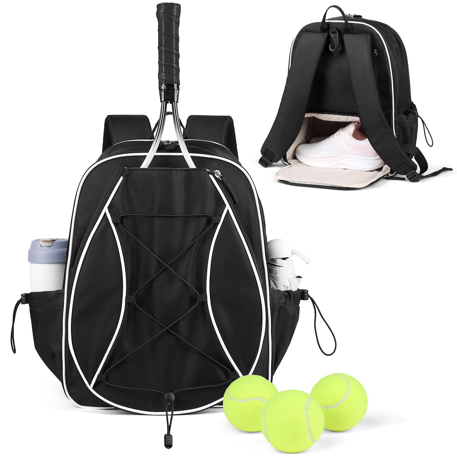 New travel backpack, outdoor travel Oxford cloth sports tennis bag, pickleball bag, backpack