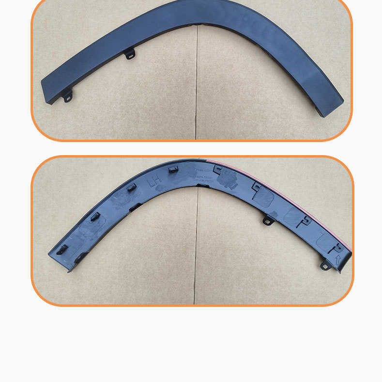 15/16/17/18/19/21 Toyota Highlander front and rear wheel arch anti-scratch strips, Highlander wheel arch trim