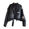 Black red label