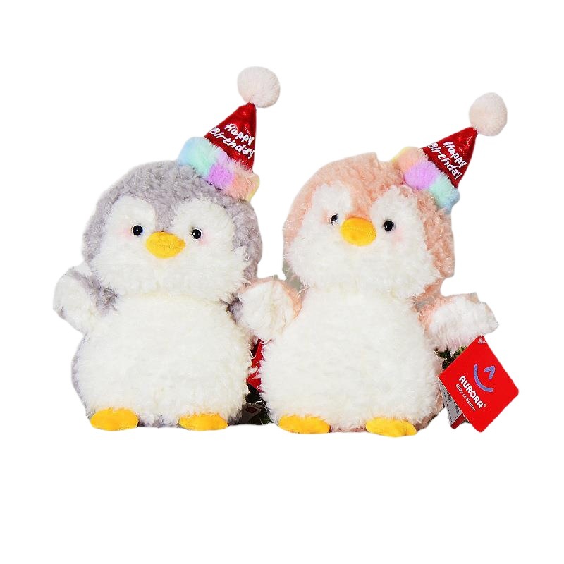 Lindo ulura cumpleaños pingüino muñeca juguete de peluche Navidad decoración regalo femenino al por mayor