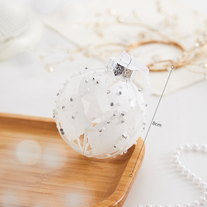 Colgante de Navidad decoración árbol de Navidad hecha a mano DIY decoración escena diseño pequeño regalo atmósfera colgante bola de Navidad