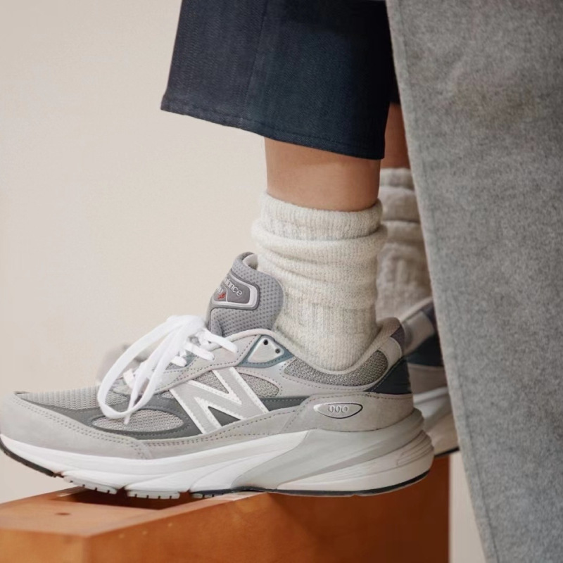 高品質 NB990V3 元祖グレー v4 女性の靴通気性男性の靴レトロカジュアルジョギングシューズ身長増加靴 990v5v6|undefined