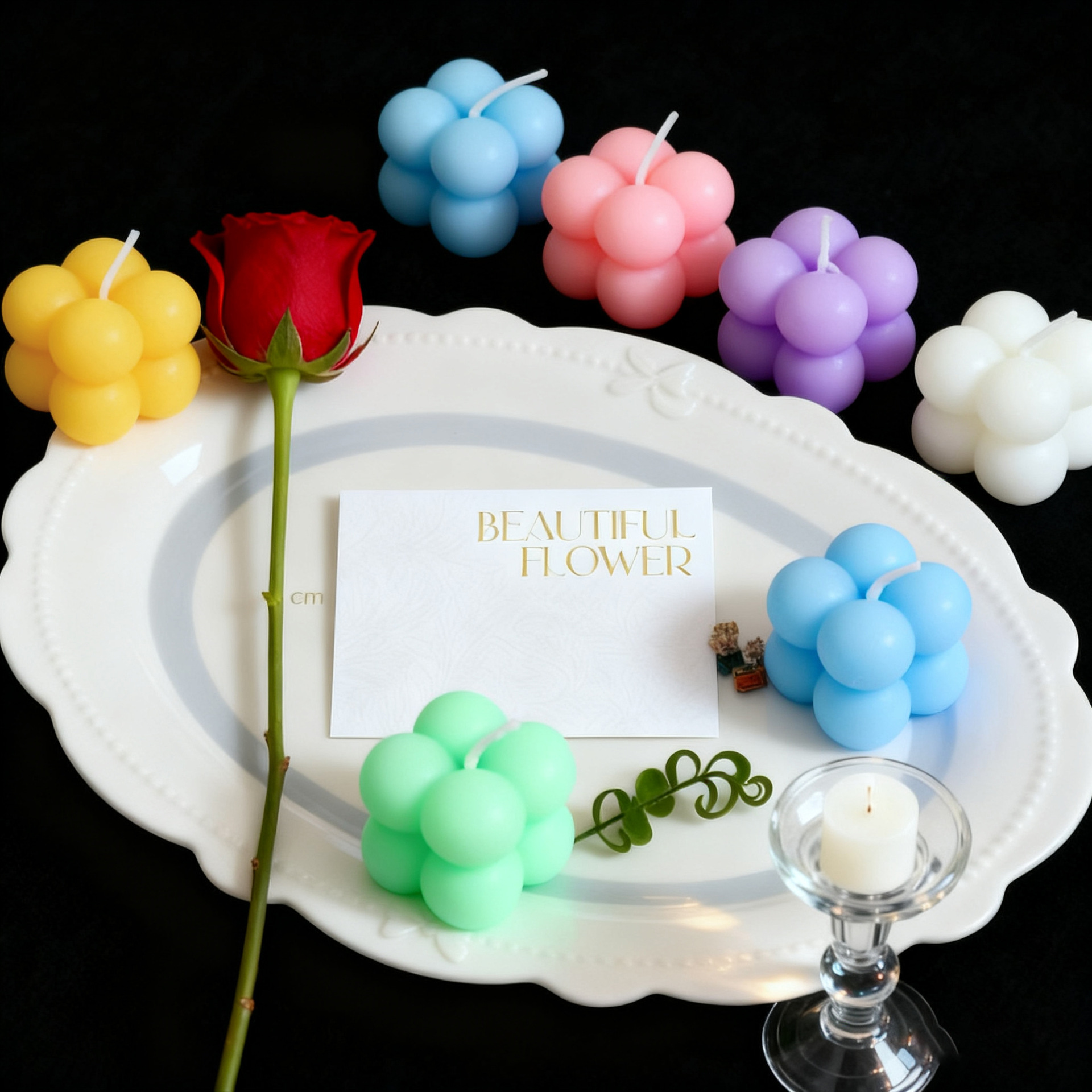 Duftlys i terningform dekorativt til hjemmet og gaveidé_voghion.com