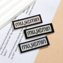 秋冬新款英文字母刺绣布贴商标爆款补丁衣裤帽子手套万能通用批发