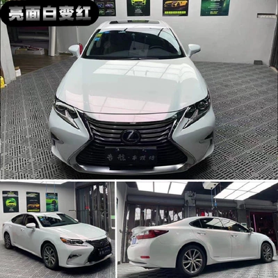 Auto Color Change Film — Gray Super Bright Liquid Silver Iceberry - pet-pearl-white-turns-red-bright-152m-17m-white-label-flawless
