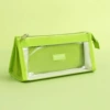 Multilayer green pencil case