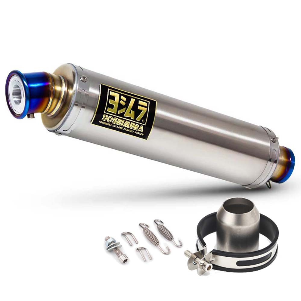 Motorcycle General Yoshimura GP Modified Exhaust Pipe Fried Street Silencer Carbon Fiber Tail Section NINJA250/R3/R6