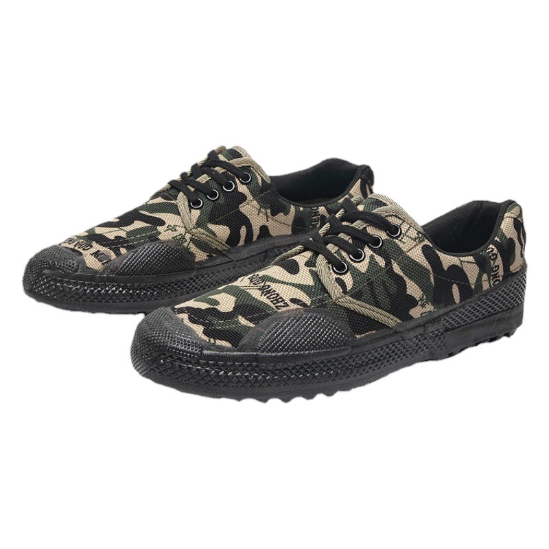 Liberation shoes men's labor protection shoes site wear-resistant work shoes migrant workers shoes security shoes canvas shoes rubber shoes climbing camouflage shoes