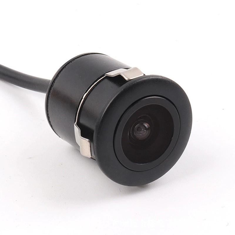 General car punch hole car camera 8-light image CCD high-definition reversing rear view car camera