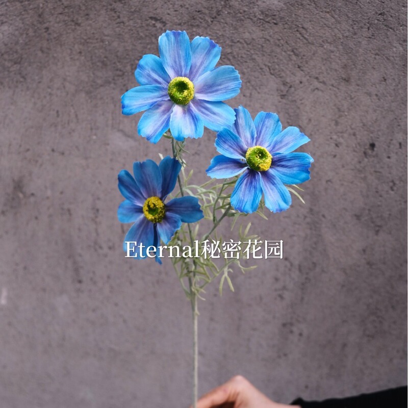 Oil painting Gesang flower Monet garden simulation chrysanthemum Monet window Persian chrysanthemum table ornaments wedding garden style