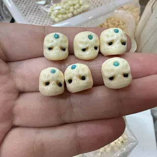 象牙果雕刻配珠阿呆DIY菩提果手串超萌可爱配饰手持配件男女