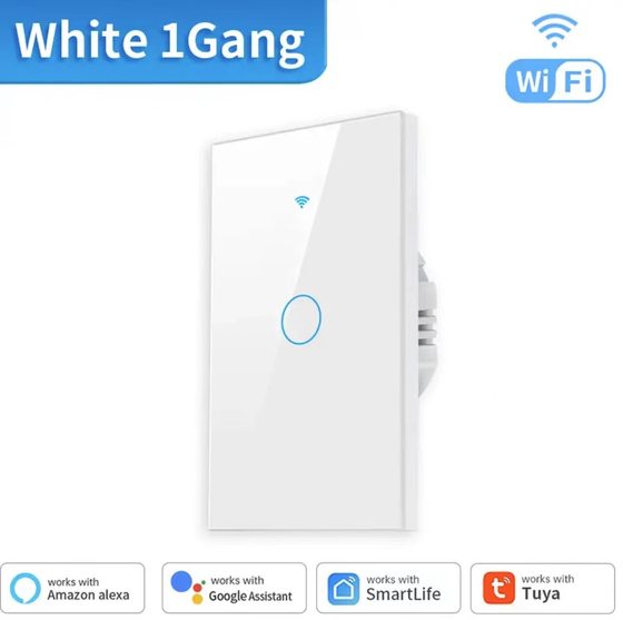 120 American standard WiFi switch single fire zero fire universal graffiti smart APP mobile phone control light switch