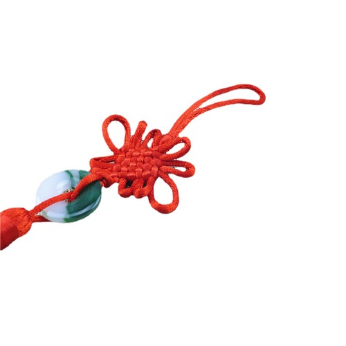 Factory direct sales No. 5, six-plate Chinese knot, automobile winery gift flute, jade piece, tassel Chinese knot wholesale
