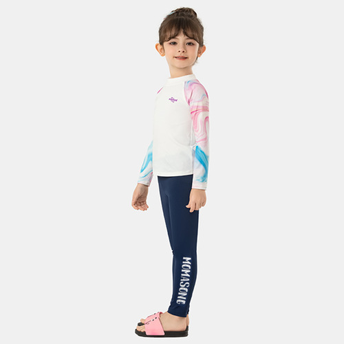 Children's swimming trunks, Korean style girls' swimming pants, sun protection, quick-drying, boys' hot spring swimming trunks, snorkeling sports elastic pants