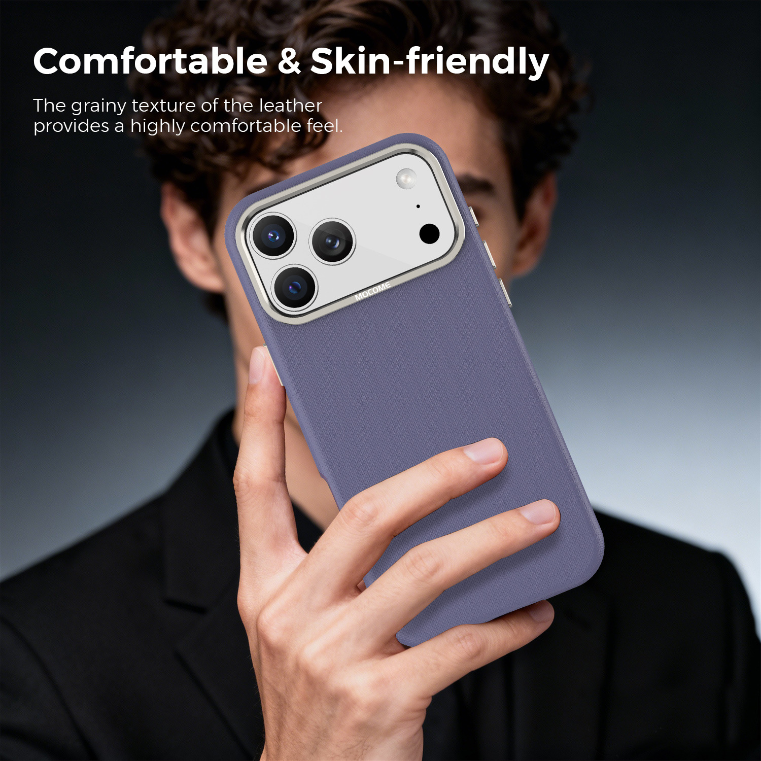 Ốp lưng điện thoại từ tính công nghệ vải dệt cho iPhone 17, 16 Pro Max, 15 — Cam, Xanh dương, Đen, Xanh lá chi tiết 32