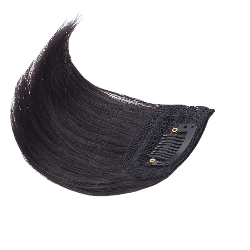 Hair Extensions, Real Hair Extensions, Wig for Women, Invisible Hair Extensions on Both Sides, Hair Volume Increase on Top of the Head, Straight Hair, Fluffy Hair Extensions