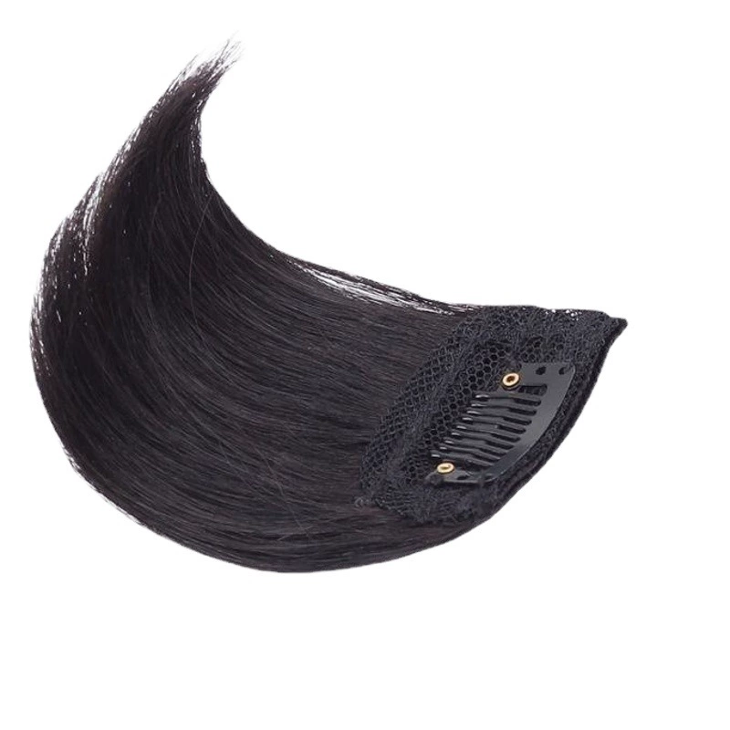 Наращивание волос, натуральные волосы для наращивания, парик для женщин, невидимое наращивание волос с обеих сторон, увеличение объема волос на вершине головы, прямые волосы, пушистые накладные волосы