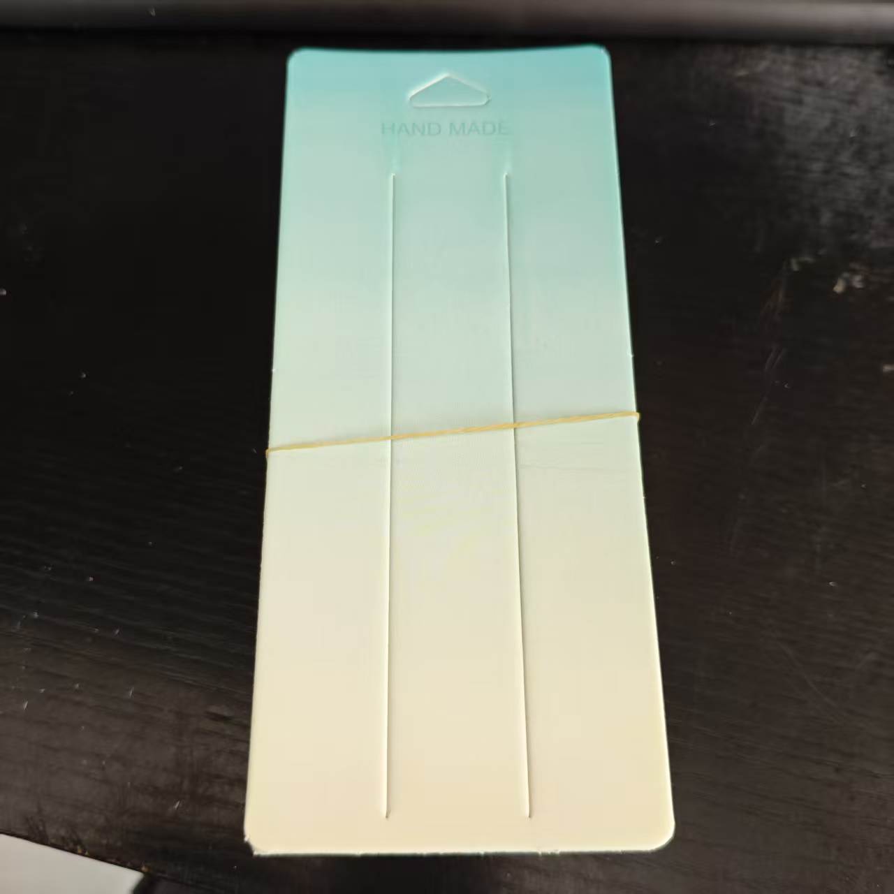 100 hojas de un paquete de tarjetas de horquilla, tarjetas de clip largas y cortas de estilo coreano, tarjetas de papel de cartón con clip para puestos callejeros