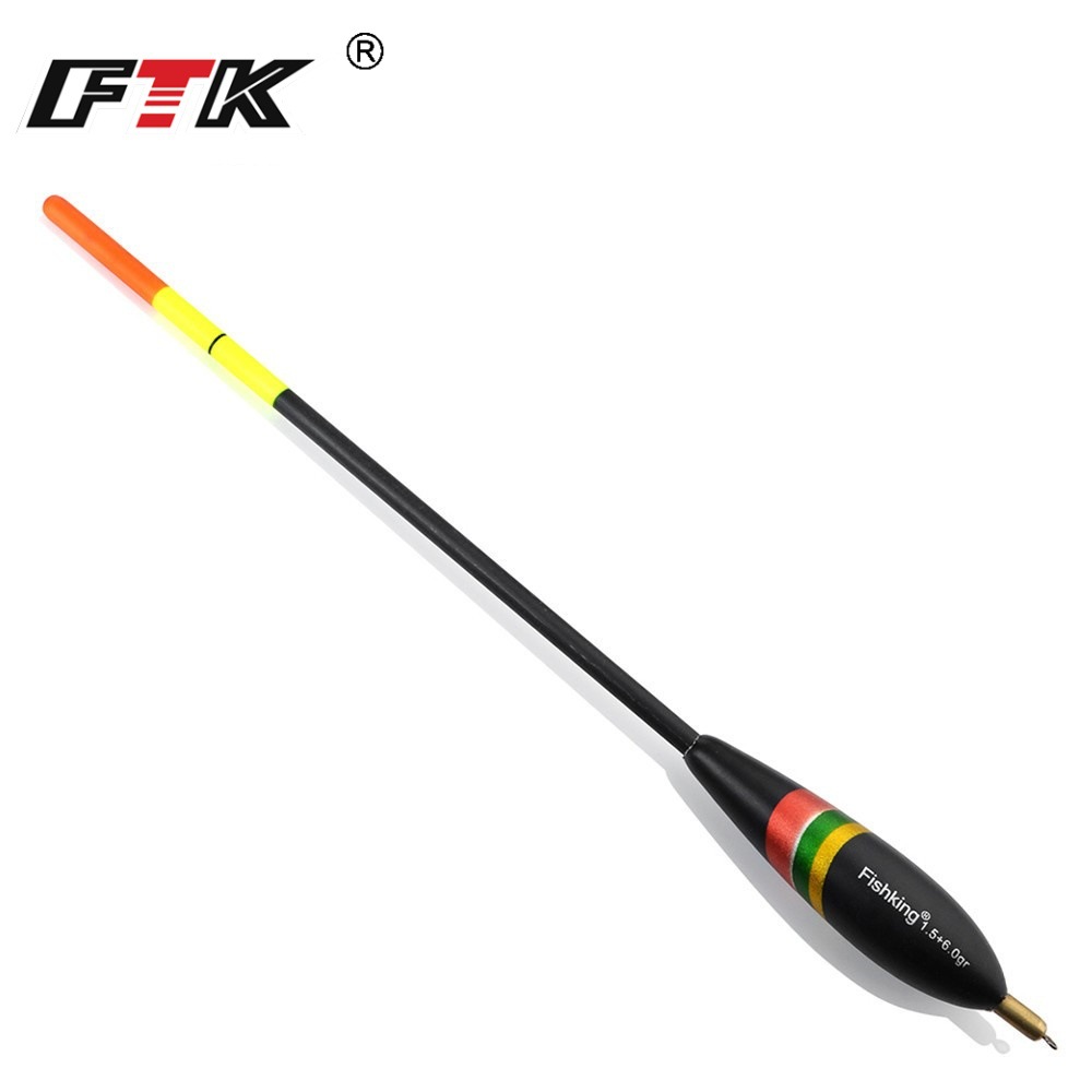 Flotador colgante de cobre caliente transfronterizo 3 piezas flotador de peces flotador de pesca de roca flotador vertical con colgante de plomo balsa abeto negrita cola llamativa