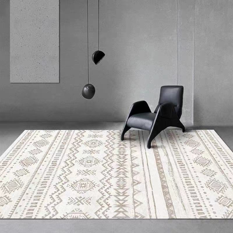 Alfombra para sala de estar de estilo bohemio, alfombra para mesa de centro, alfombra para dormitorio, alfombra para la entrada, se puede enviar en nombre de terceros. image 19