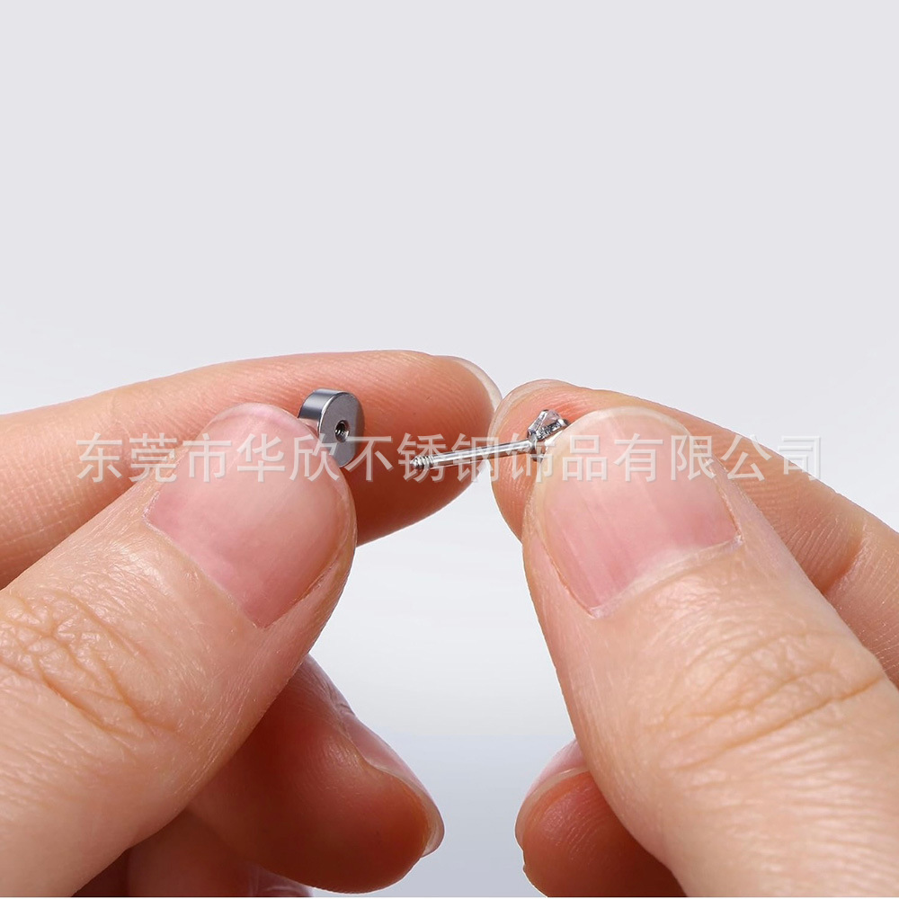 (Cross-border trading), earrings stainless steel, piercing, accessory, accessories, DIY 4