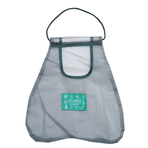 K54 kitchen fruit and vegetable bag garbage bag wall hanging garlic ginger potato storage hanging bag organizing bag shopping bag wholesale