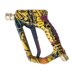 High-pressure car wash water gun 5-color nozzle fan-shaped cylindrical new limited edition painted water nozzle head M22 water gun