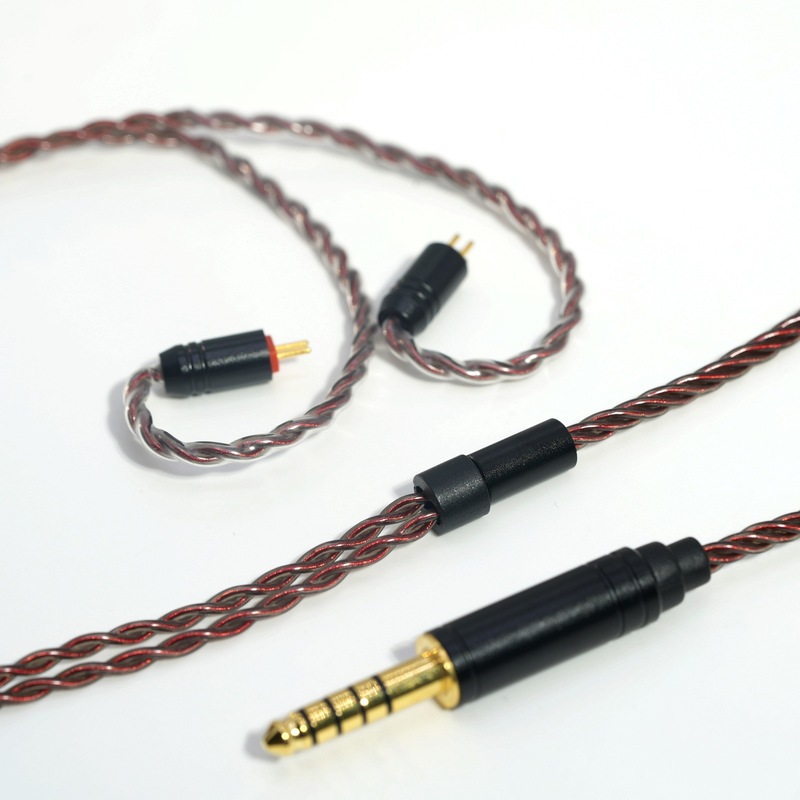 紫心4芯インイヤーHIFIイヤホンケーブルアップグレード0.782PINmmcxIE9000IE9003HIFIアップグレード|undefined