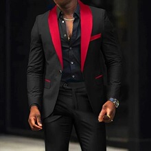 C 95306 Business Casual Men Suit �̄����e���b �W���L��羳