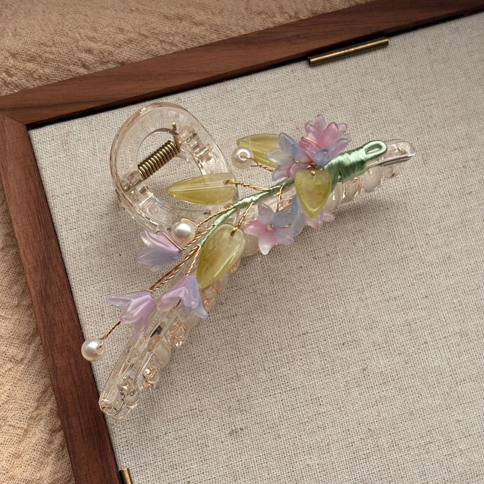 Vacaciones Estilo Clásico Mujeres Flor Aleación Enchapado Garras De Pelo display picture 7