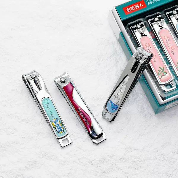 Jinda Qiangmen Nail Clipper Household Large 8cm Nail Clipper Supermarket Counter Stall Boxed Nail Clipper Wholesale
