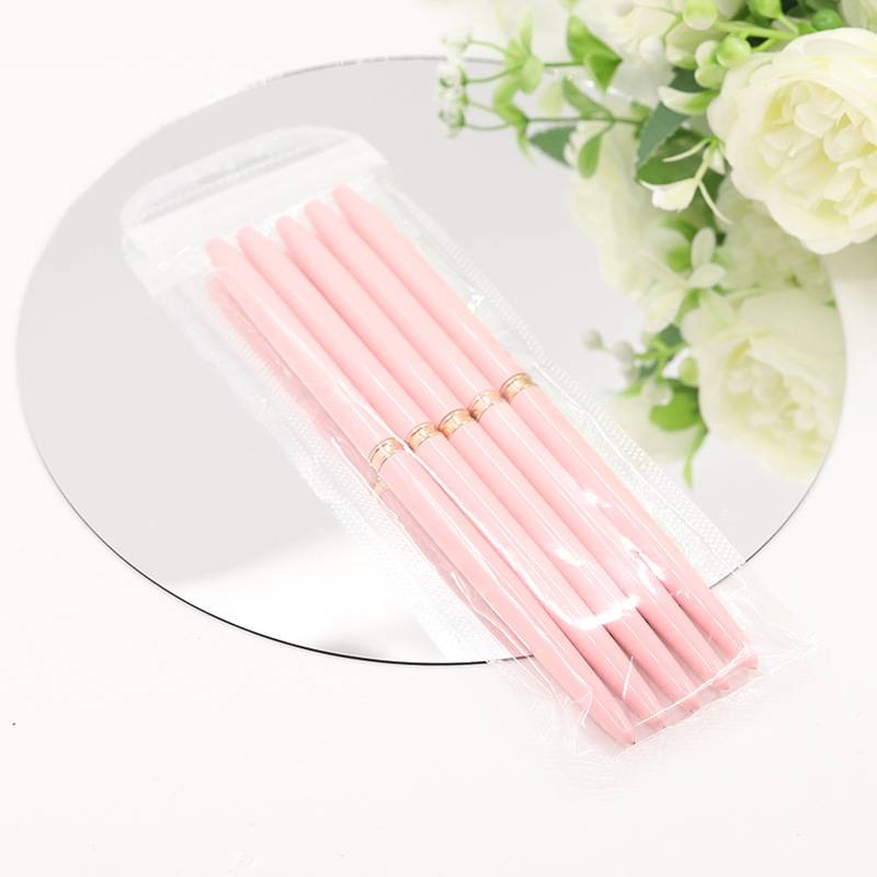 Pluma de uñas transfronteriza traje de pincel de dibujo varilla de metal con tapa pluma de dibujo ultrafino pluma de pintura suministro directo de fábrica al por mayor