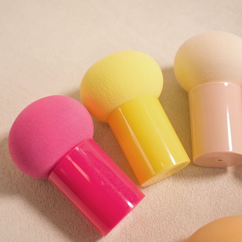 Color de hongos cabeza de aire polvo suave maquillaje huevo calabaza polvo húmedo seco maquillaje esponja huevo maquillaje huevo al por mayor image 4