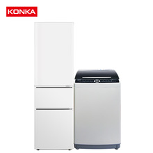 210升 三门节能冰箱BCD-210GB3S 7公斤全自动波轮洗衣机XQB70-10D