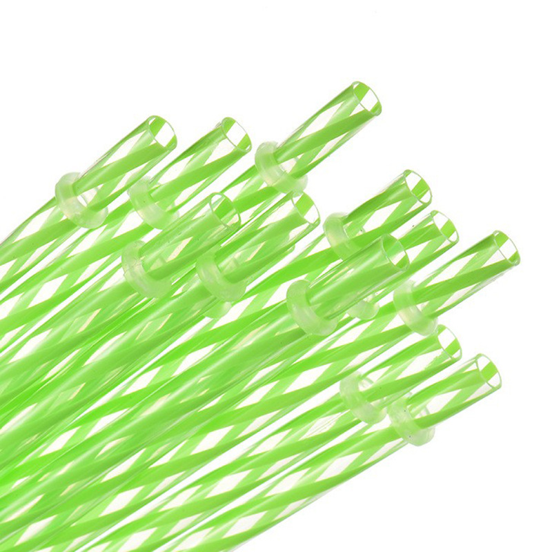 Inventario de tubería dura repetible con anillo de paja transfronteriza venta caliente 12 roscas de color de paja dura resistente al desprendimiento de plástico PP