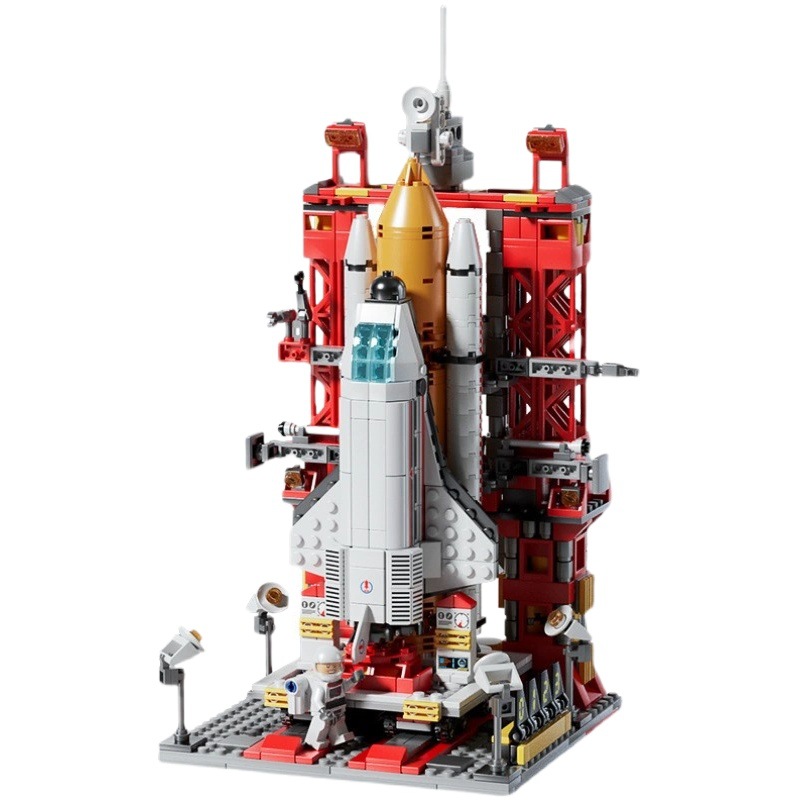 Chino nave espacial Shenzhou cohete modelo compatible con Lego montado bloques de construcción para niños niño juguete regalo cumpleaños