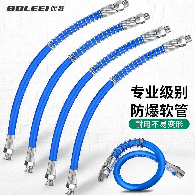 Grease gun hose gun head nozzle connecting pipe high pressure explosion-proof pneumatic manual connector grease nozzle oil gun hose fittings