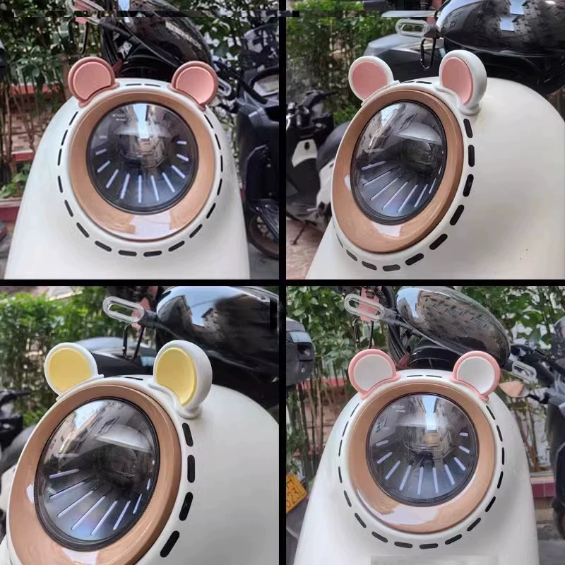 Электрический автомобильный фонарь медведь ушей украшения пунктирная линия наклейки