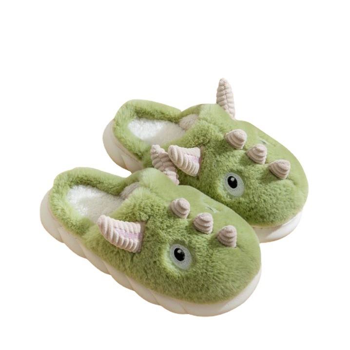 Women's Plush Velvet Closed-Toe Spring Outdoor Bedroom Soft Machine Washable Memory Foam Slippers_voghion.com