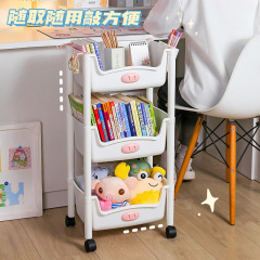 小推車置物架ins落地零食移動宿舍神器廚房玩具臥室客廳收納架子