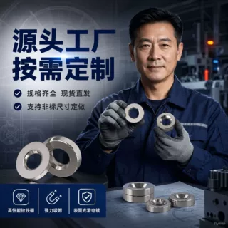 加工定制强磁N52强力磁铁猫眼磁永磁异形磁铁门窗磁吸片工厂批发