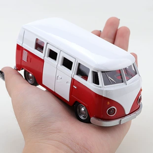 Металлическая модель автобуса T1 1:36 с открывающимися дверями игрушка