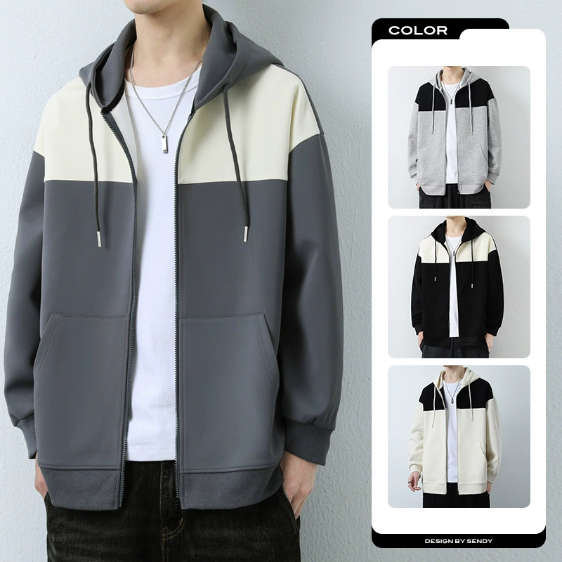 2024 весна и осень новые мужские свитера с молодыми красивыми футболками с длинными рукавами