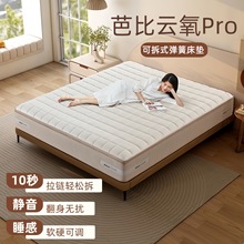 席夢思彈簧床墊20cm酒店家用椰棕乳膠軟硬兩用面拆式獨立彈簧床墊