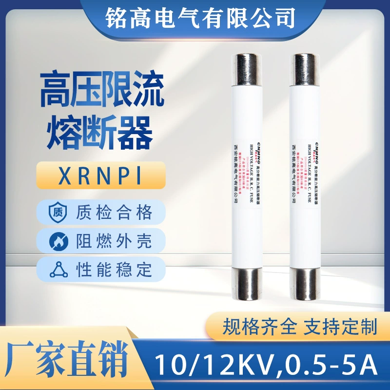 Высоковольтный предохранитель Ming с высокой емкостью секции, ограничивающий ток XRNP1-10/12KV0.5A/1A/2A, Заводская розетка
