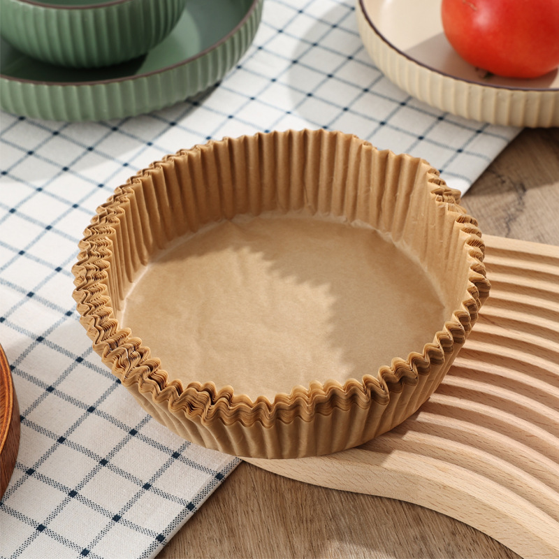 Air Fryer Parchment Paper Kitchen Baking Parchment Paper Baking Sheet Silicone Baking Mat Round Thick Oil Proof Food Grade Absorbent Paper