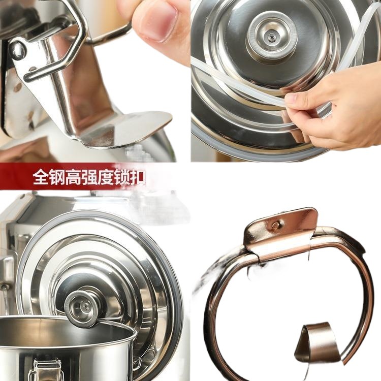 Cubo sellado Cubo de aceite comestible de acero inoxidable 304 Tanque sellado Tanque de vino de té fermentado comercial Cubo de arroz Cubo de leche Cubo de agua